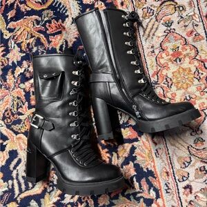 Akira Platform Combat Boots